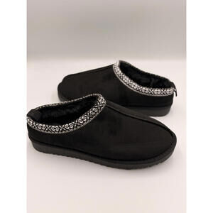 SODA | Sz. 11 Faux Fur Lining Clog mules Slipper Slide In Shoes NWOT